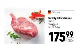 Citti Fersk tysk kalvecarrée tilbud
