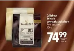 Citti Callebaut Belgisk overtrækschokolade tilbud