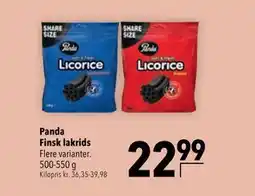 Citti Panda Finsk lakrids tilbud