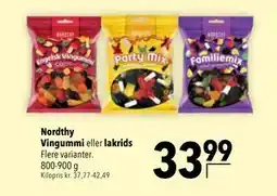 Citti Nordthy Vingummi eller lakrids tilbud