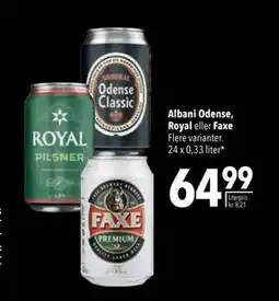 Citti Albani Odense, Royal eller Faxe tilbud