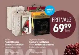 Citti Butcher's Cut Malbec eller. Chardonnay Torrontes tilbud