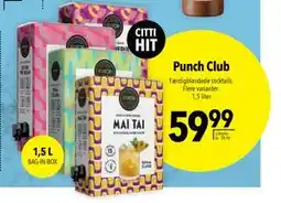 Citti Punch Club tilbud