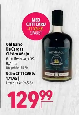 Citti Old Barco De Cargas Clásico Añejo tilbud