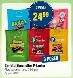 Otto Duborg Carletti Skum eller P-tærter tilbud