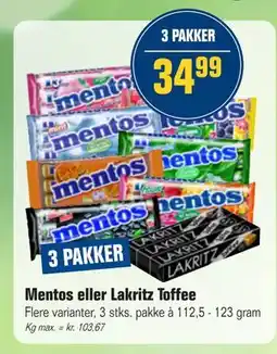 Otto Duborg MENTOS tilbud