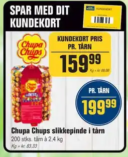Otto Duborg Chupa Chups slikkepinde i tårn tilbud