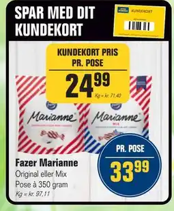Otto Duborg Fazer Marianne tilbud
