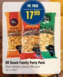 Otto Duborg DK Snack Family Party Pack tilbud