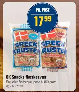 Otto Duborg OK Snacks flæskesvær tilbud