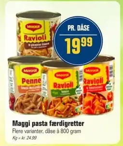 Otto Duborg Maggi pasta færdigretter tilbud
