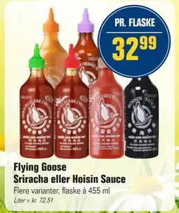Otto Duborg Flying Goose Sriracha eller Hoisin Sauce tilbud
