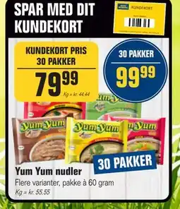 Otto Duborg Yum Yum nudler tilbud