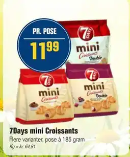 Otto Duborg 7Days mini Croissants tilbud