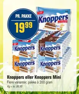 Otto Duborg Knoppers eller Knoppers Mini tilbud