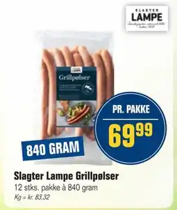 Otto Duborg Slagter Lampe Grillpølser tilbud