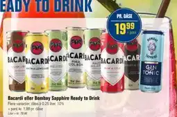 Otto Duborg Bacardi eller Bombay Sapphire Ready to Drink tilbud