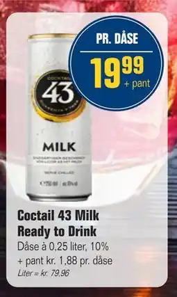 Otto Duborg Coctail 43 Milk Ready to Drink tilbud