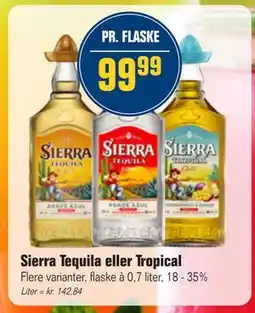 Otto Duborg Sierra Tequila eller Tropical tilbud