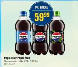 Otto Duborg Pepsi eller Pepsi Max tilbud