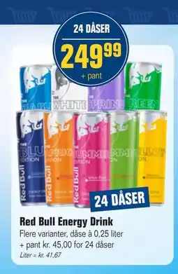 Otto Duborg Red Bull Energy Drink tilbud