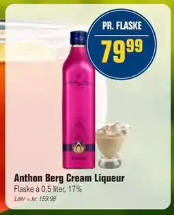 Otto Duborg Anthon Berg Cream Liqueur tilbud