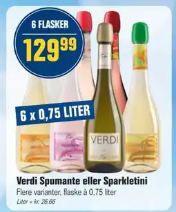 Otto Duborg Verdi Spumante eller Sparkletini tilbud