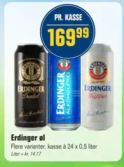 Otto Duborg Erdinger øl tilbud