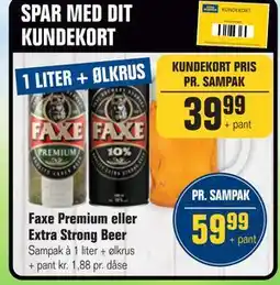 Otto Duborg Faxe Premium eller Extra Strong Beer tilbud