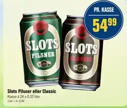 Otto Duborg Slots Pilsner eller Classic tilbud