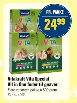 Otto Duborg Vitakraft Vita Special All in One foder til gnaver tilbud