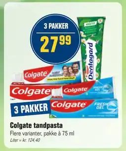 Otto Duborg Colgate tandpasta tilbud