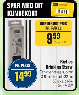 Otto Duborg Rietjes Drinking Straw tilbud