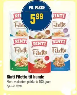Otto Duborg Rinti Filetto til hunde tilbud