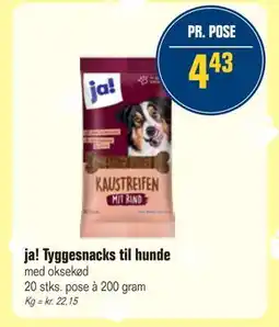 Otto Duborg ja! Tyggesnacks til hunde tilbud