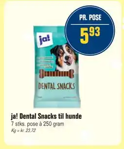 Otto Duborg ja! Dental Snacks til hunde tilbud