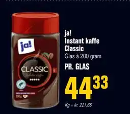 Otto Duborg ja! Instant kaffe Classic tilbud