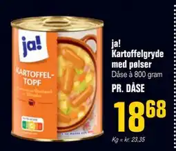 Otto Duborg ja! Kartoffelgryde med pølser tilbud