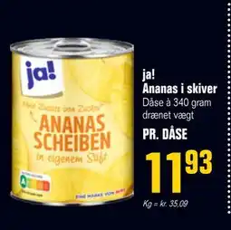 Otto Duborg ja! Ananas i skiver tilbud