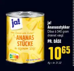 Otto Duborg ja! Ananasstykker tilbud