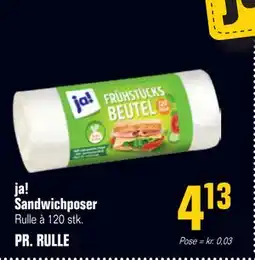 Otto Duborg ja! Sandwichposer tilbud