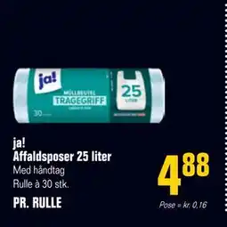 Otto Duborg ja! Affaldsposer 25 liter tilbud