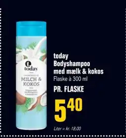 Otto Duborg today Bodyshampoo med mælk & kokos tilbud