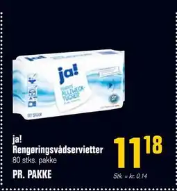 Otto Duborg ja! Rengøringsvådservietter tilbud