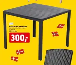 jem & fix SURFE Havebord havanna tilbud
