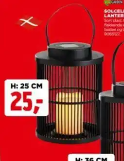 jem & fix GARDEN Solcelle lanterne tilbud