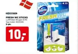 jem & fix DAMENTIX Fresh wc sticks tilbud
