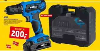 jem & fix PRIZE Bore-/skruemaskine tilbud