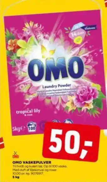 jem & fix OMO vaskepulver tilbud