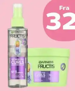 Kvickly GARNIER Fructis Curls Spray eller mask tilbud